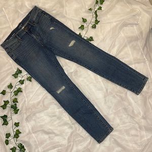 LOFT BY ANN TAYLOR • MODERN SKINNY JEAN • SIZE 2 • NEW WITHOUT TAGS • DARK WASH